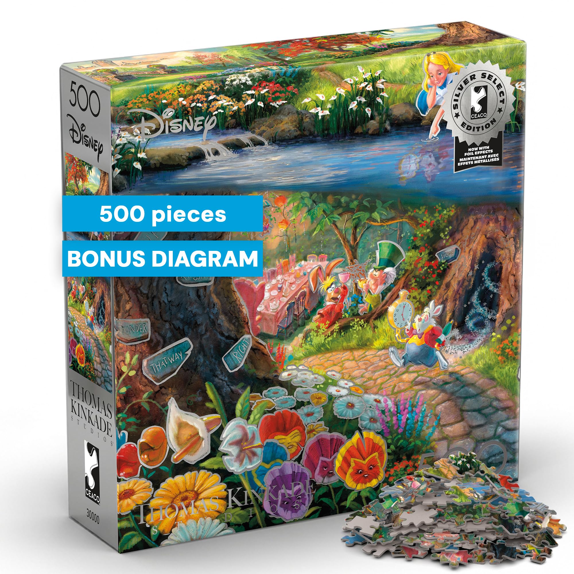 Amazon | Buffalo Games - ディズニー 不思議の国のアリス 500ピース